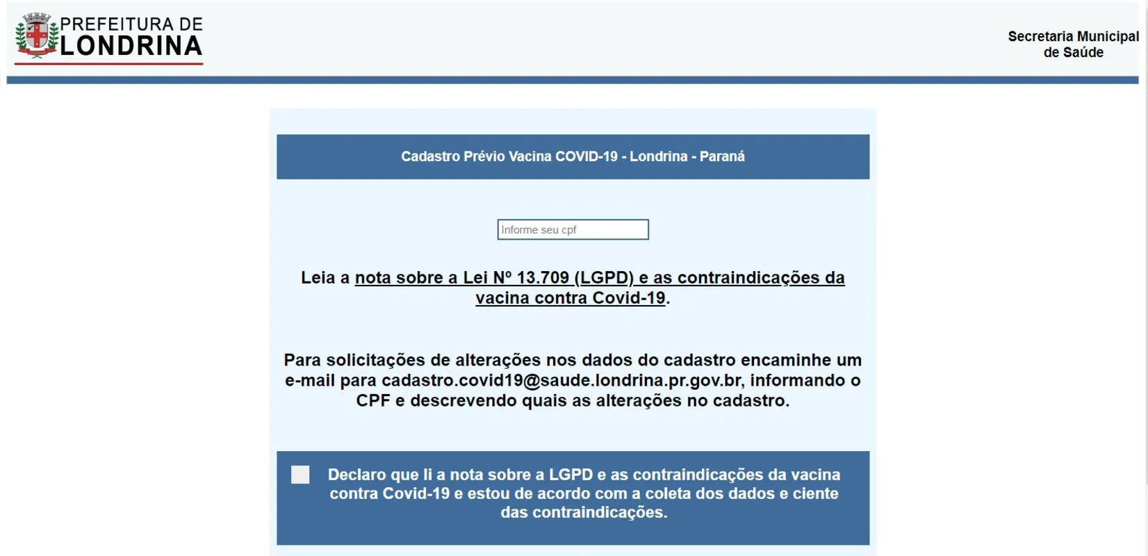 Imagem ilustrativa da imagem Prefeitura alega 'sobrecarga' no site para dificuldade em agendar vacinação