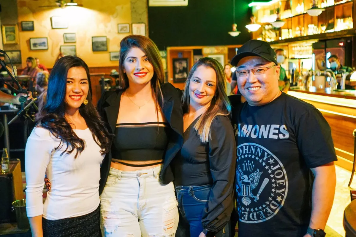 Eliane Tsurudo, Mayara Corrêa, Katia Kauffmann e Estevão Hideki
