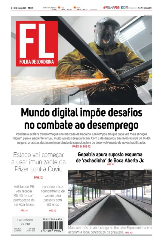 Imagem ilustrativa da imagem Capa 01/05/2021