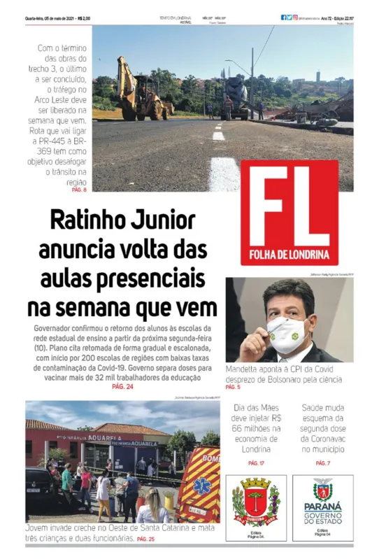 Imagem ilustrativa da imagem Capa 05/05/2021