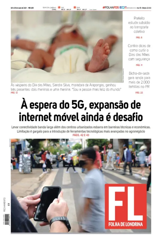 Imagem ilustrativa da imagem Capa 08/05/2021