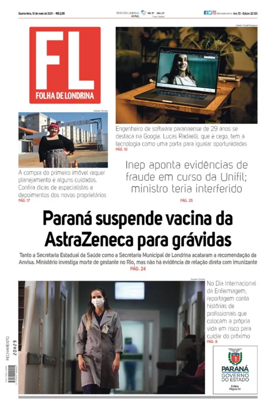 Imagem ilustrativa da imagem Capa 12/05/2021