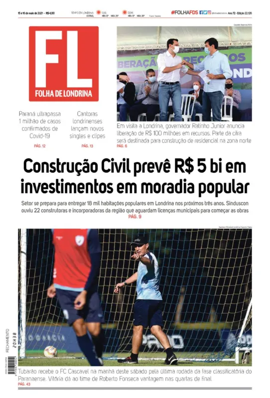 Imagem ilustrativa da imagem Capa 15/05/2021