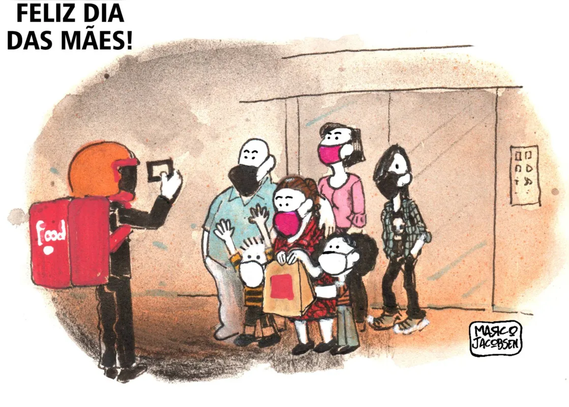 Imagem ilustrativa da imagem Charge 08/05/2021