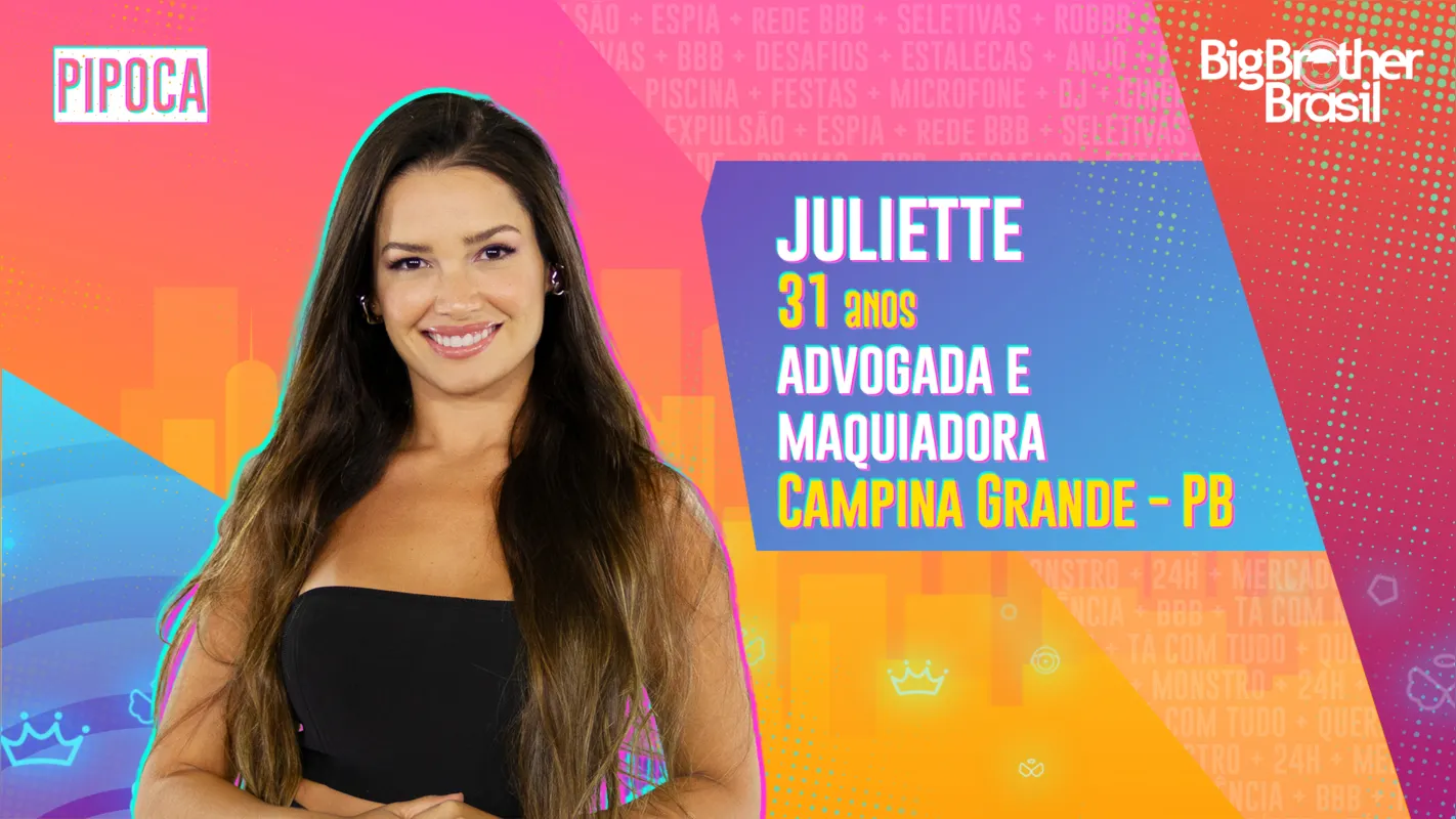 Imagem ilustrativa da imagem Com 90,15% do votos, Juliette Freire é a nova campeã do BBB 21
