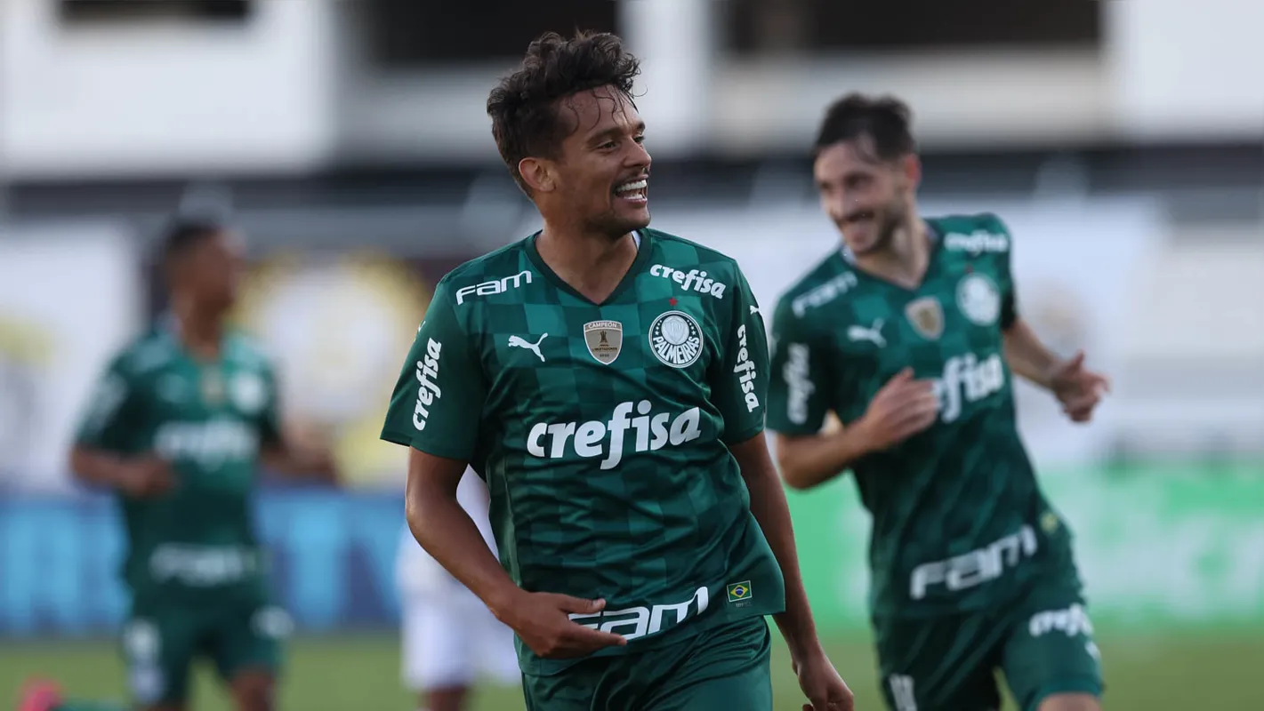 Imagem ilustrativa da imagem Com Scarpa inspirado, Palmeiras vence a Ponte Preta e avança no Paulista