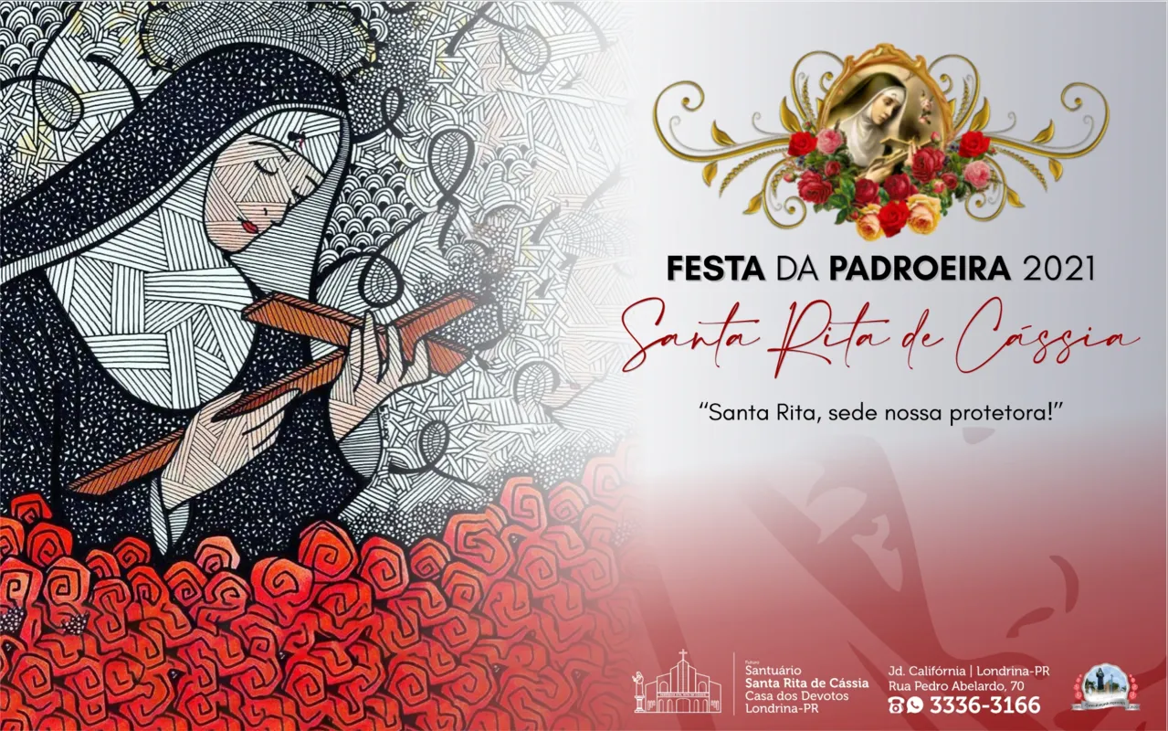 Imagem ilustrativa da imagem Covid faz aumentar devoção a Santa Rita de Cássia em Londrina