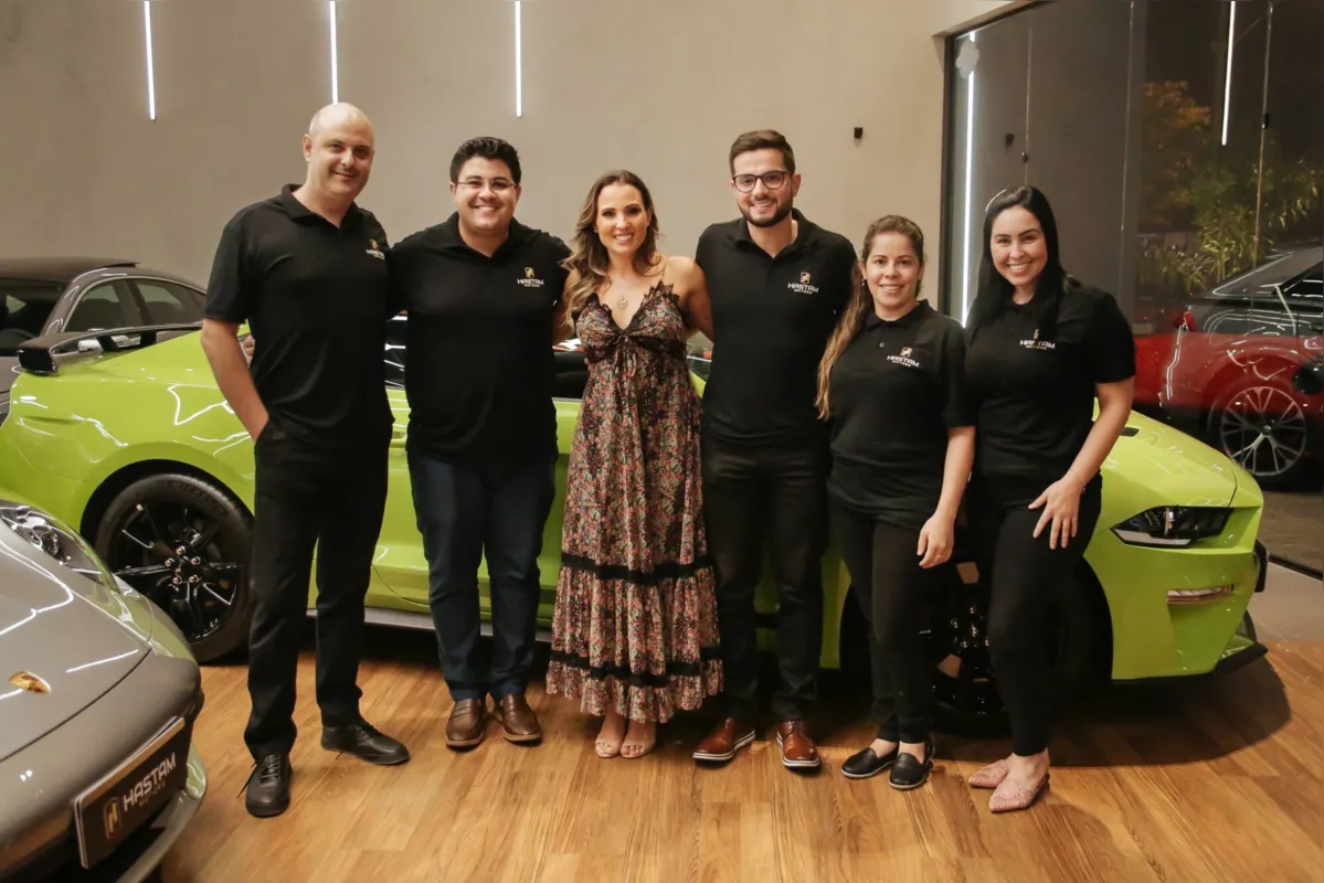 Fausto Buba, Jeferson Cunha, Lícia e Felipe Sapata mais Eliane Chagas e Glaucia Delgado