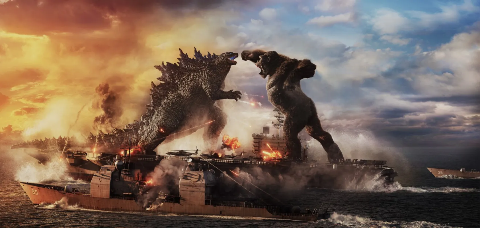 Imagem ilustrativa da imagem Godzilla vs. Kong' luta para atrair exércitos de fãs
