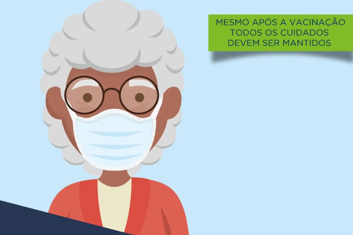Imagem ilustrativa da imagem Mesmo vacinados, idosos devem usar máscara e manter distanciamento