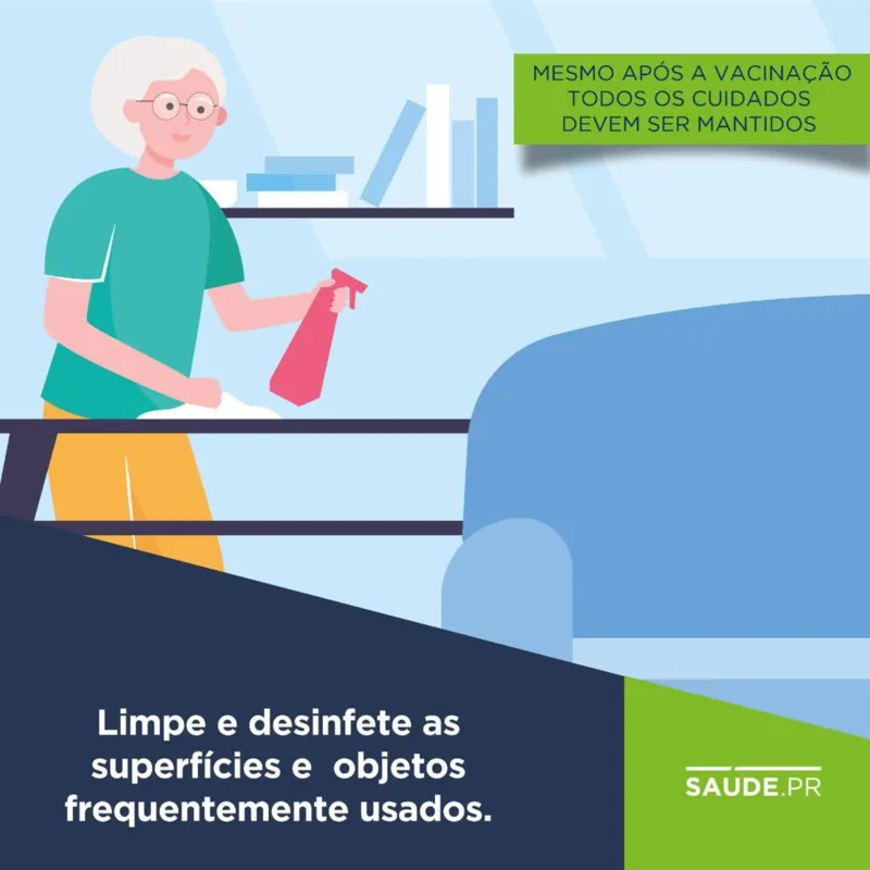Imagem ilustrativa da imagem Mesmo vacinados, idosos devem usar máscara e manter distanciamento