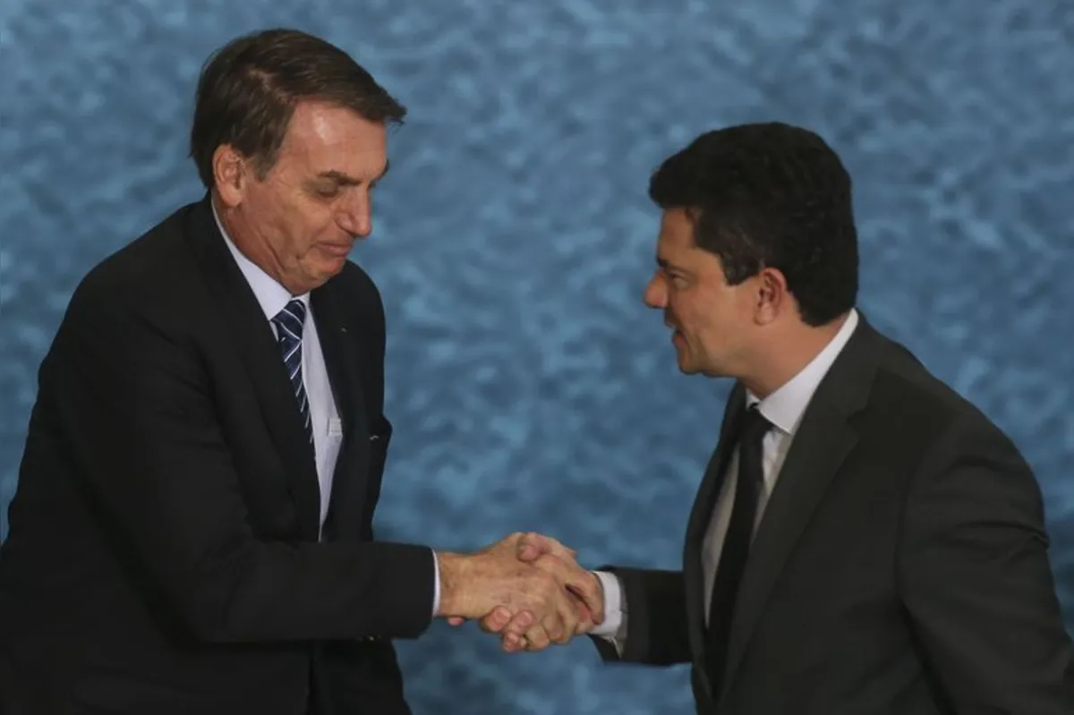 Jair Bolsonaro e Sergio Moro