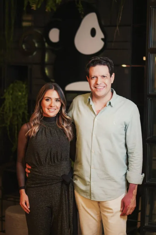Marcos Leite e a esposa, Ana Carolina Alves