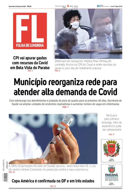 Imagem ilustrativa da imagem Capa 02/06/2021
