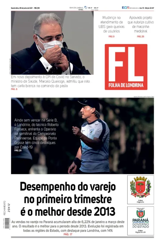 Imagem ilustrativa da imagem Capa 09/06/2021