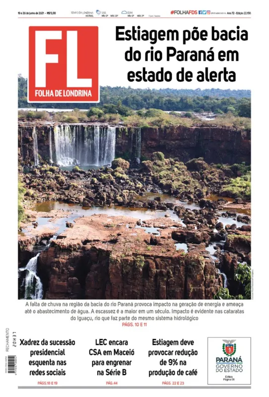 Imagem ilustrativa da imagem Capa 19/06/2021