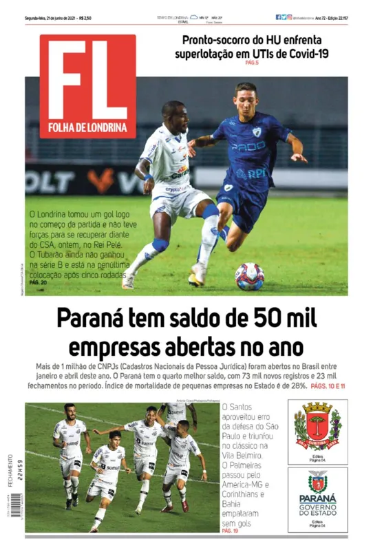 Imagem ilustrativa da imagem Capa 21/06/2021