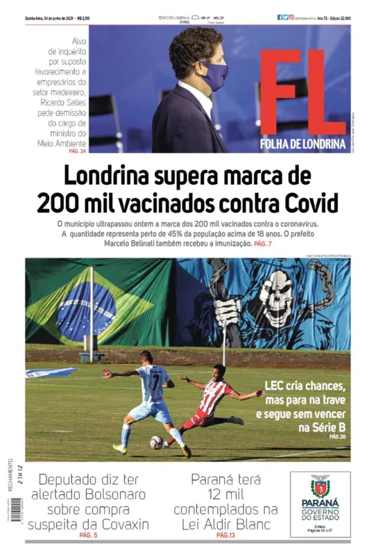 Imagem ilustrativa da imagem Capa 24/06/2021
