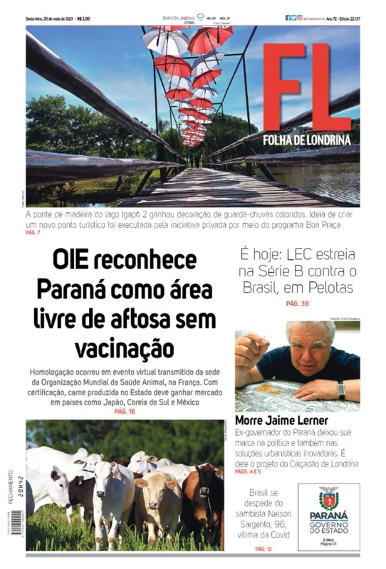 Imagem ilustrativa da imagem Capa 28/05/2021