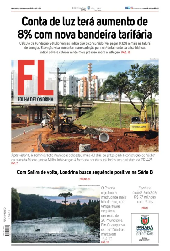 Imagem ilustrativa da imagem Capa 30/06/2021