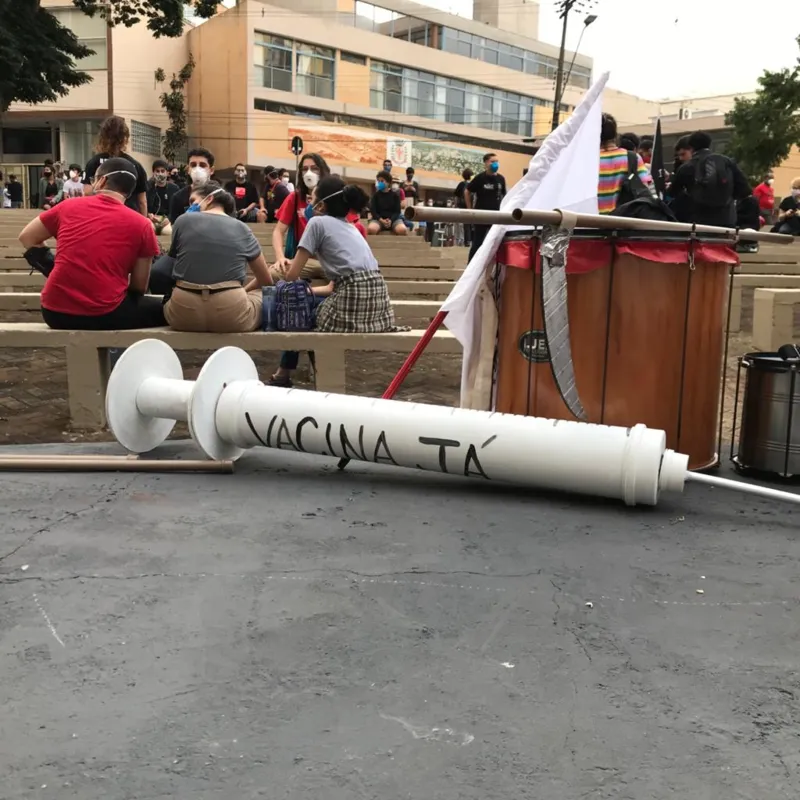 Ato também clamou pela vacinação em massa