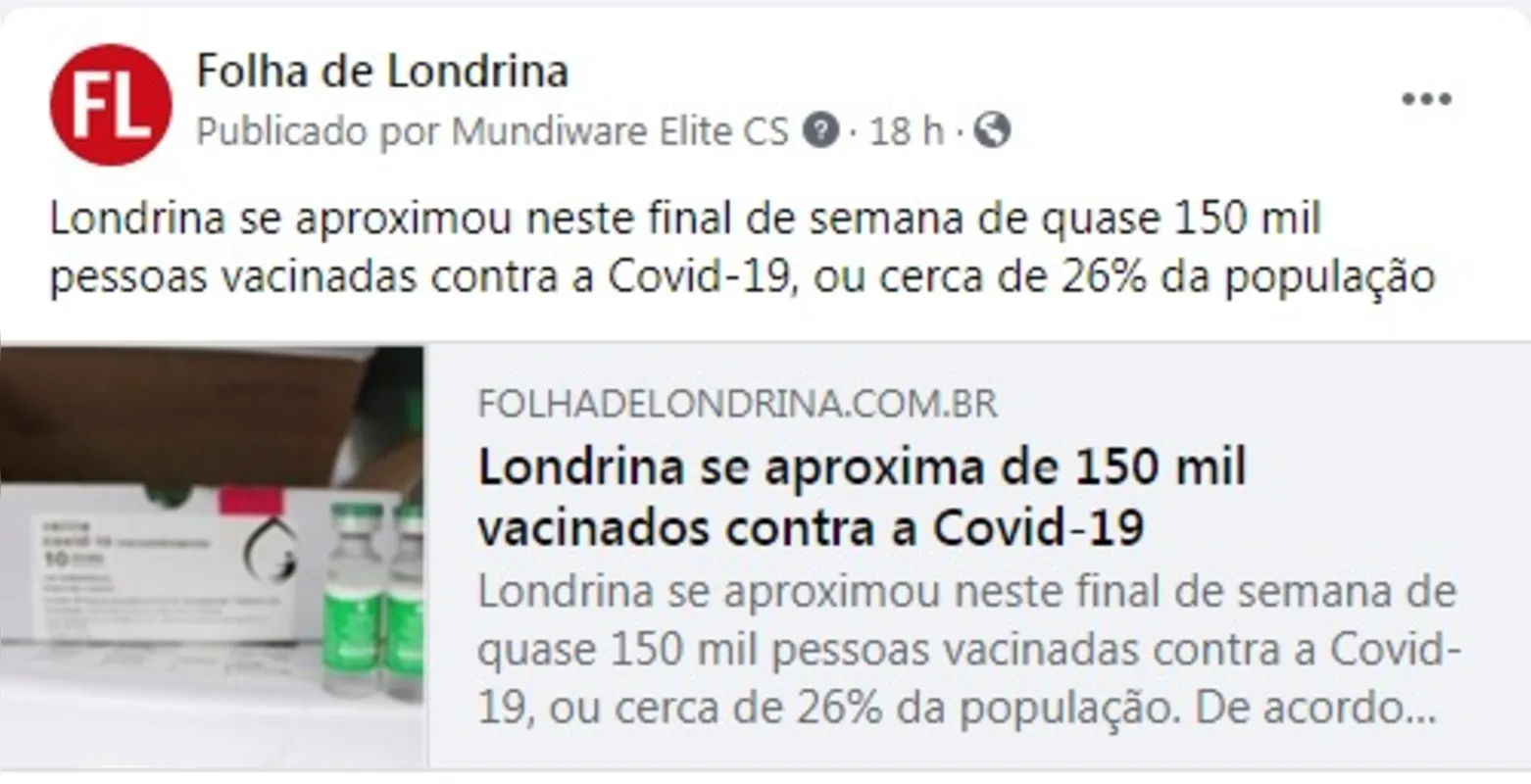 Imagem ilustrativa da imagem FOLHA NAS REDES| Vacinas