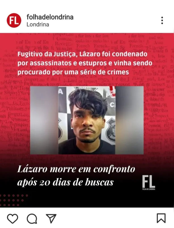 Imagem ilustrativa da imagem Folha nas redes -
