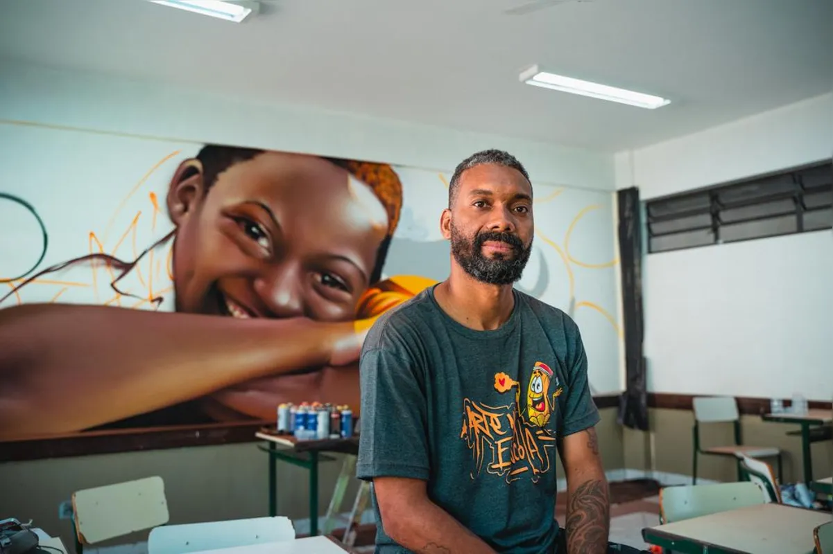 Carão, idealizador do projeto: "A ideia além de contagiar o aluno, contagia o professor também" 
