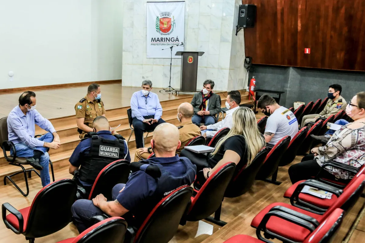 GGI fez reunião para definir estratégia do final de semana para a Operação Covid.