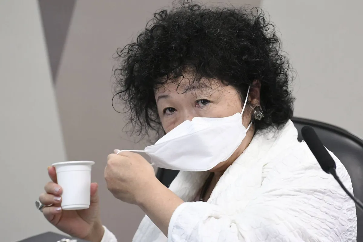 A médica Nise Yamaguchi em depoimento à CPI da Covid