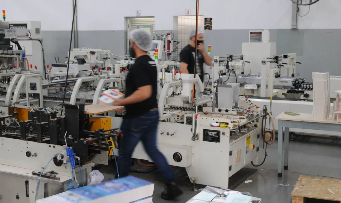 Indústria gráfica foi uma das que tiveram maior incremento de participação produção industrial