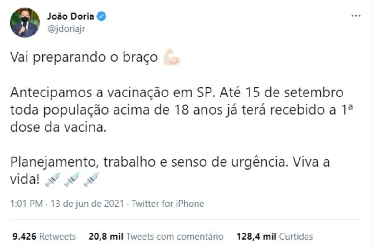 Imagem ilustrativa da imagem ‘Rinha da vacina’ movimenta redes sociais e desenha cenário de disputa à Presidência