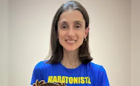 Campeã da corrida virtual da Unimed