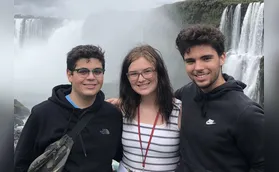 Recebendo amigos intercambistas