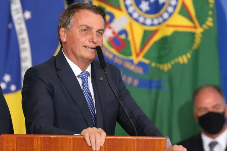 Imagem ilustrativa da imagem Bolsonaro acusa inquérito de Moraes de ilegal e ameaça jogar 'com as armas do outro lado' em 'antídoto fora da Constituição'
