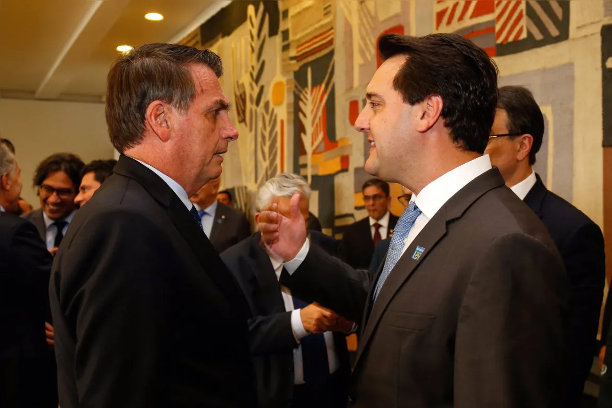 Imagem ilustrativa da imagem Aliado de Bolsonaro, Ratinho Junior não assina carta de governadores em apoio ao STF