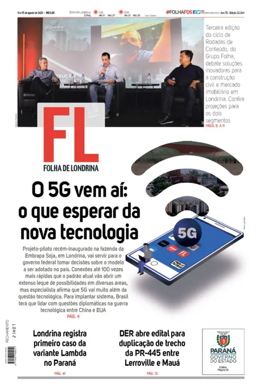 Imagem ilustrativa da imagem Capa 14/08/2021