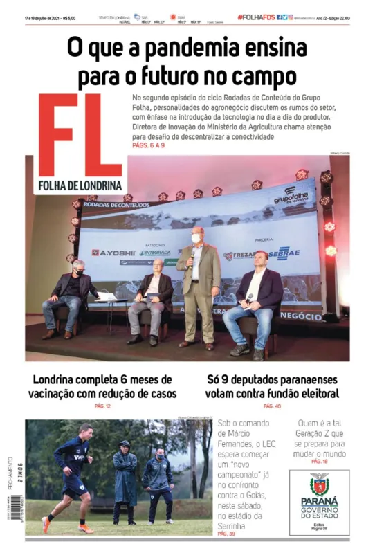 Imagem ilustrativa da imagem Capa 17/07/2021
