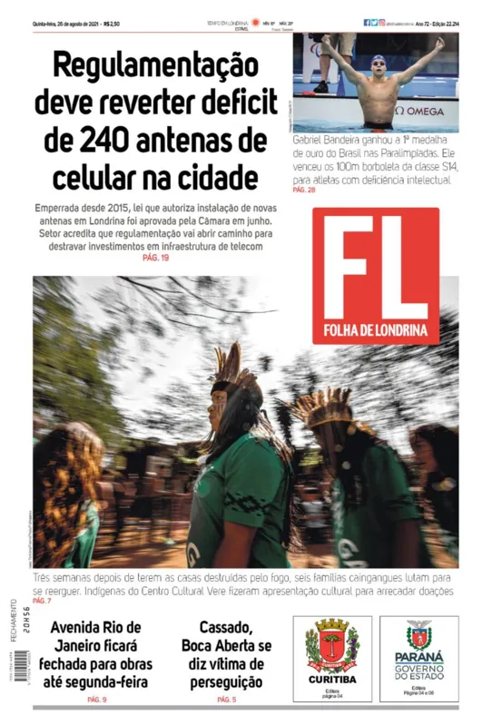 Imagem ilustrativa da imagem Capa 26/08/2021