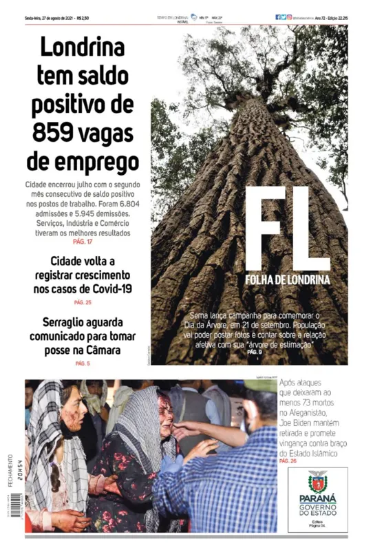Imagem ilustrativa da imagem Capa 27/08/2021
