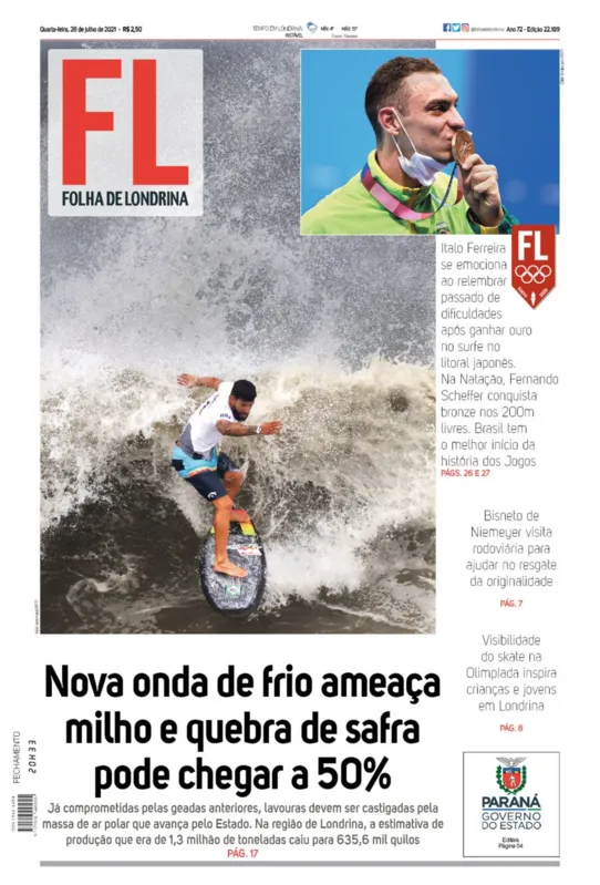 Imagem ilustrativa da imagem Capa 28/07/2021
