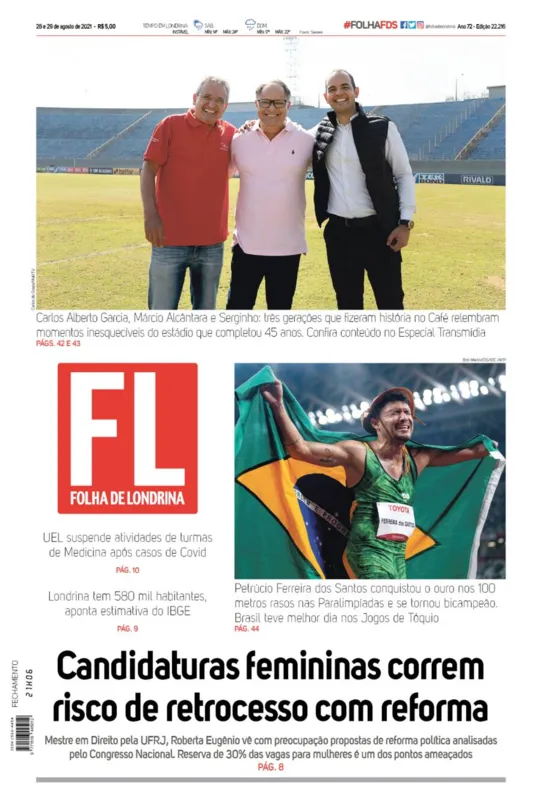 Imagem ilustrativa da imagem Capa 28/08/2021