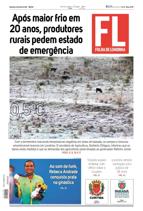 Imagem ilustrativa da imagem Capa 30/07/2021