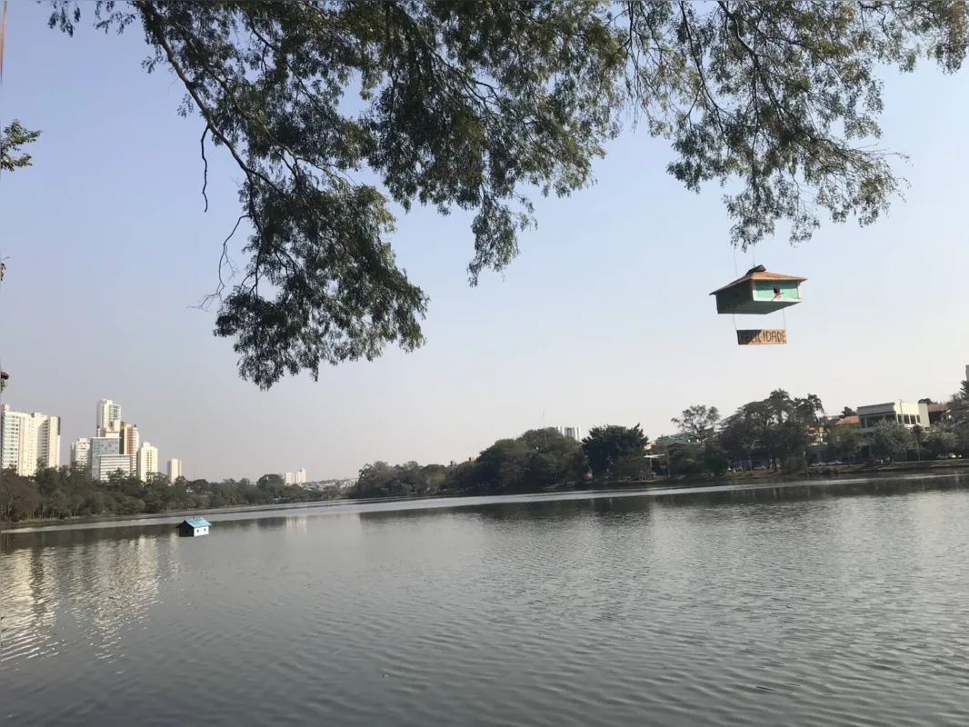 Imagem ilustrativa da imagem Casinhas de passarinhos dão toque especial no Lago Igapó 2