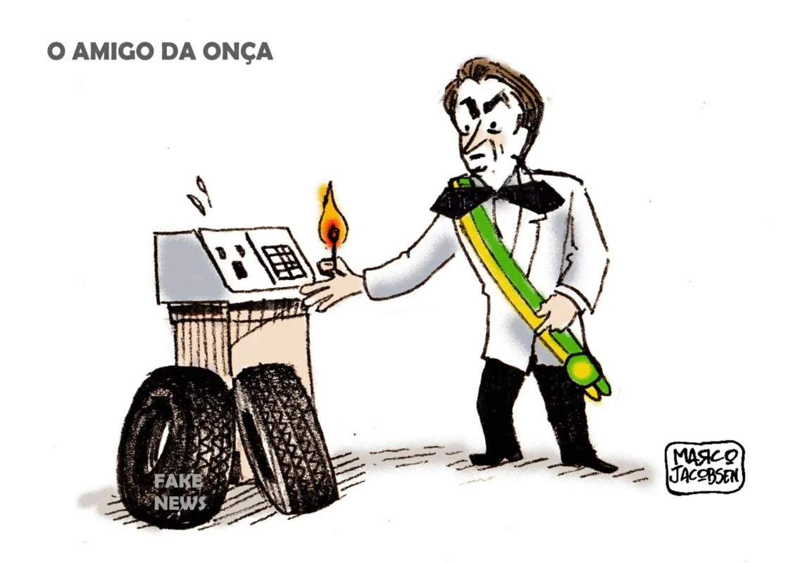 Imagem ilustrativa da imagem Charge 31/07/2021