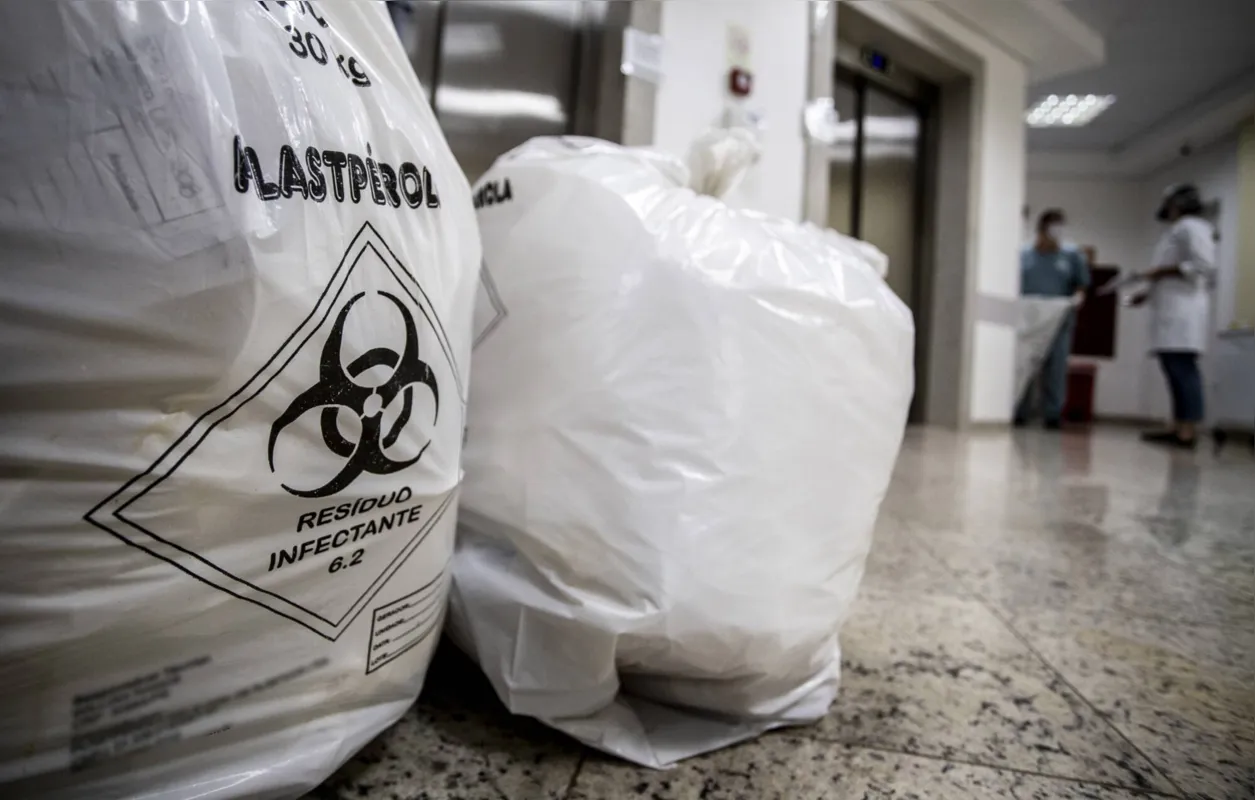 Imagem ilustrativa da imagem Com a pandemia, geração de lixo hospitalar triplica em Londrina