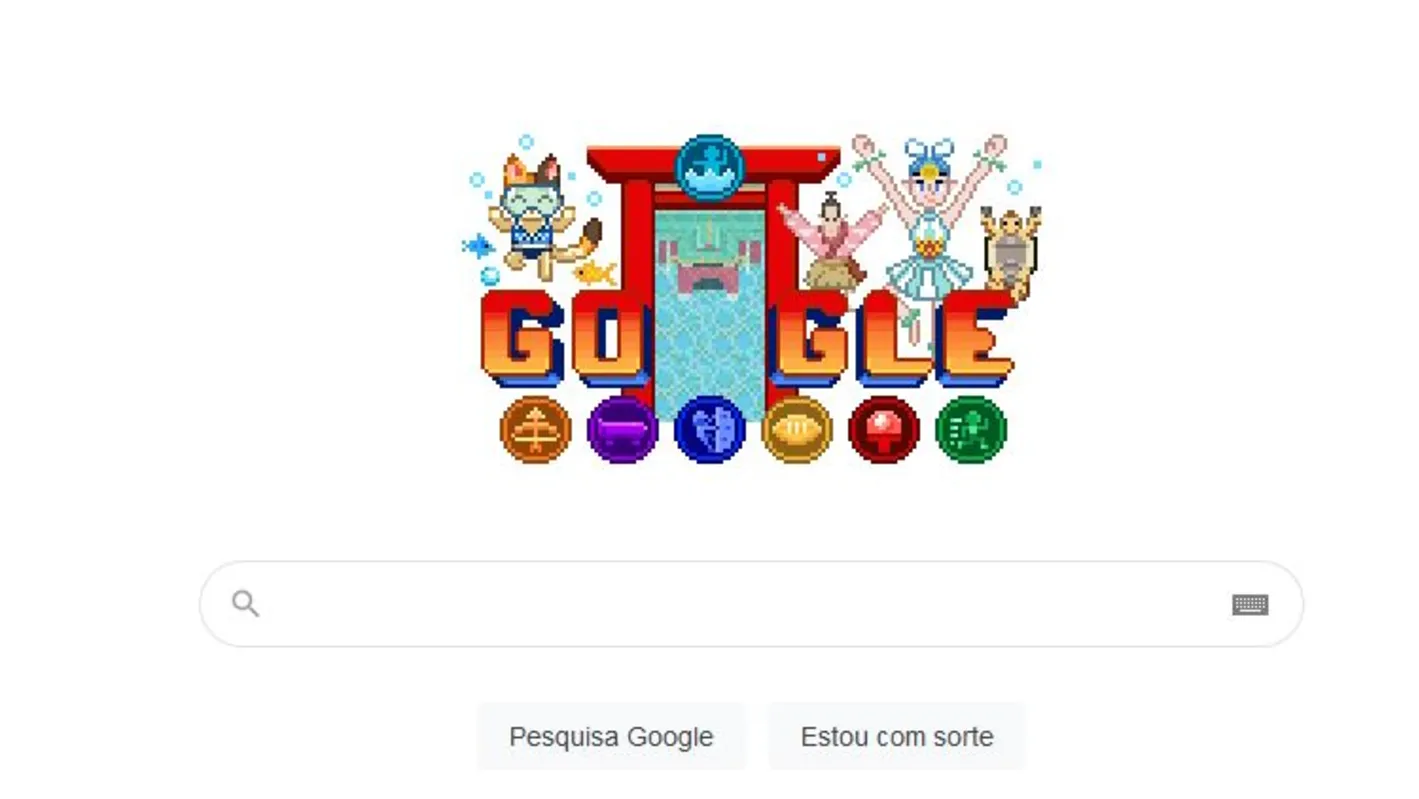 Olimpíadas 2021: Google lança Doodle especial inspirado em jogos de RPG e  animes 