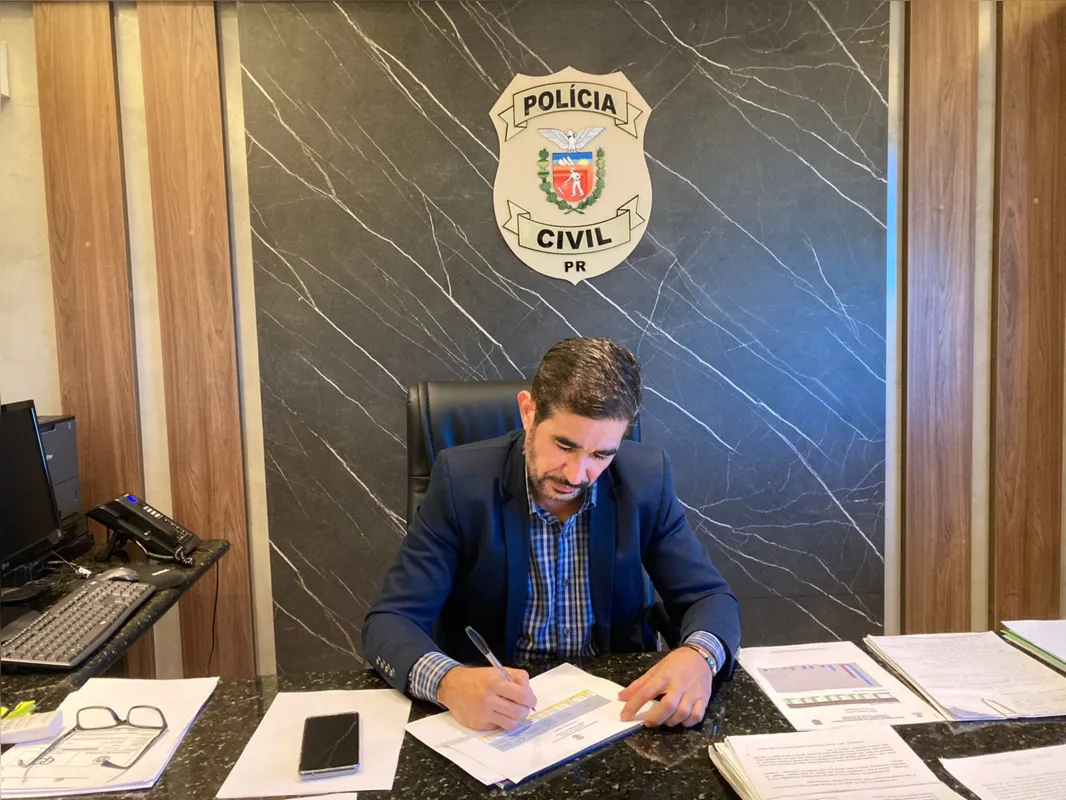 Delegado-chefe da Polícia Civil de Londrina, Amarantino Ribeiro Neto