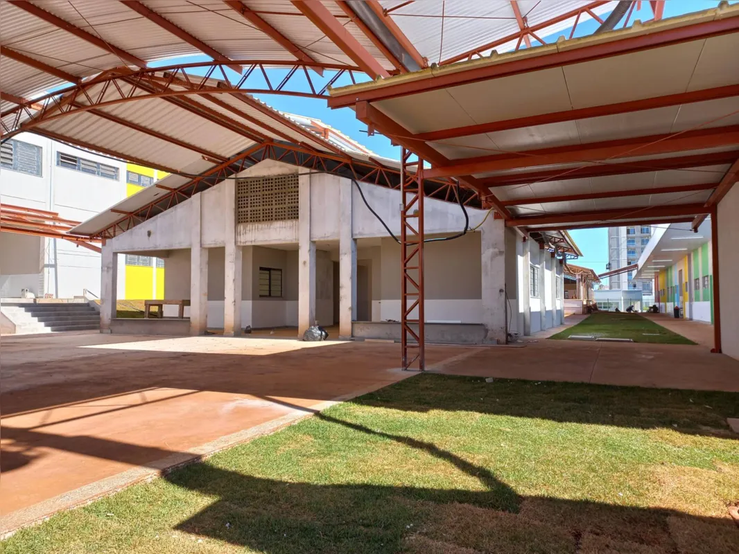 Escola municipal Roberto Alves de Lima Júnior: previsão é que obras terminem até final de agosto
