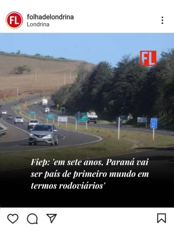 Imagem ilustrativa da imagem FOLHA NAS REDES - Pagamos impostos para cuidar das estradas